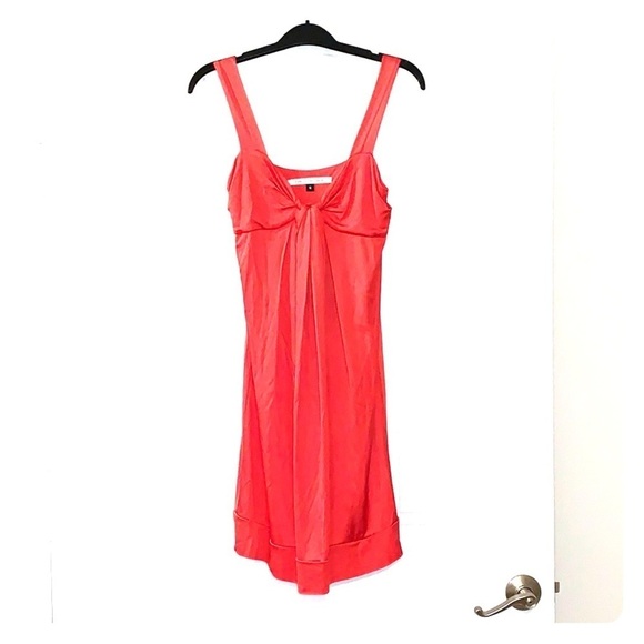 Diane von Furstenberg Rust Orange Dress, sz 8 - Picture 5 of 11